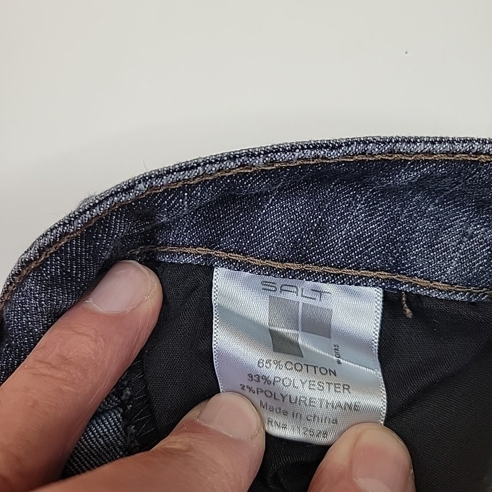 Gloria Vanderbilt Amanda Med Rise Crop Jeans Women Size 8 Blue Straight Crop Den - Picture 4 of 16